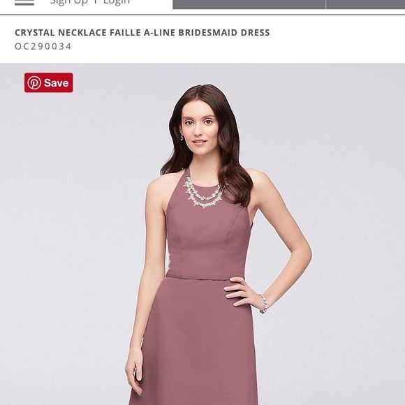 Oleg Cassini Bridesmaid Dress - Picture 6 of 6